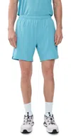 Rhone 7 Lined Backspin Shorts Azure Blue In Blue