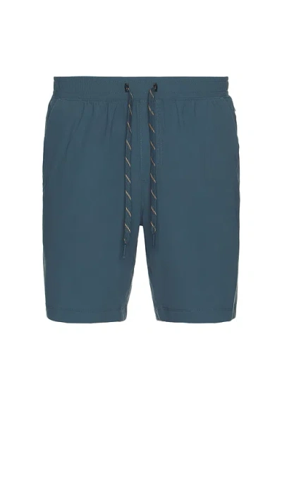 Rhone 7 Pursuit Short In Teal