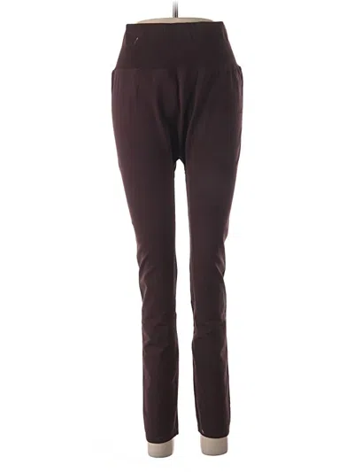 Pre-owned Rhone Active Pants In Burgundy