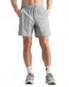 Rhone Apparel 7" Pursuit Shorts In Sleet Gray Print In Multi
