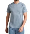 Rhone Atmosphere Crew Neck Short Sleeve Tee In Blue Stone/white In Blue
