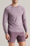 Rhone Atmosphere Long Sleeve Performance T-shirt In Purple