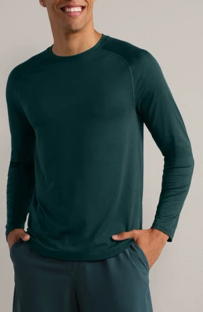 Rhone Atmosphere Long Sleeve Performance T-shirt In Green