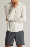 Rhone Atmosphere Long Sleeve Performance T-shirt In White