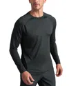 Rhone Atmosphere Long Sleeve Tee In Black