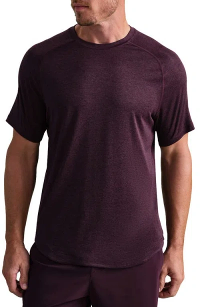 Rhone Atmosphere Performance T-shirt In Burgundy