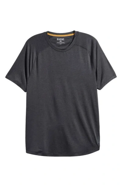 Rhone Atmosphere Performance T-shirt In True Black Heather