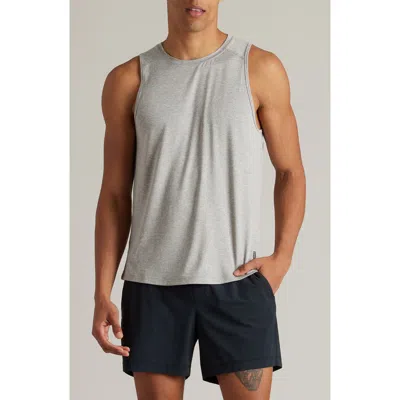 Rhone Atmosphere Performance Yoga Tank In Brush Gray/sleet Gray