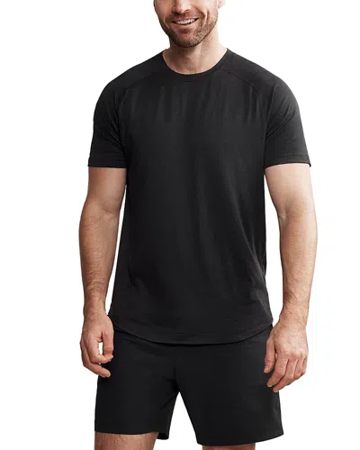 Rhone Atmosphere Short Sleeve Crewneck Tee In Black