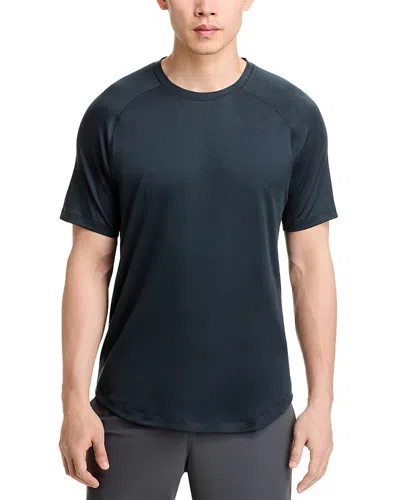 Rhone Atmosphere Short Sleeve Crewneck Tee In Black Heather