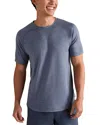 Rhone Atmosphere Short Sleeve Crewneck Tee In Blue