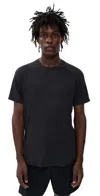 Rhone Atmosphere Tee True Black Heather In Black