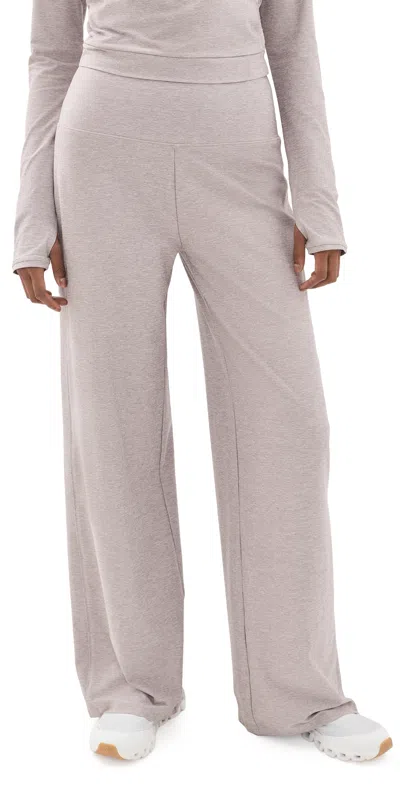 Rhone Atmosphere Wide Leg Pants Taupe Mist Heather