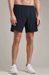 Rhone Backspin Regular Fit 7 Stretch Performance Shorts In True Navy