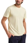 Rhone Backspin Performance T-shirt In Lemon Mist