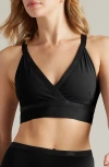 Rhone Banded Hi-form Sports Bra In Black