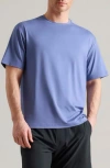 Rhone Base Training Relaxed Performance T-shirt In Morning Blue