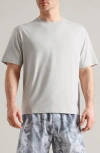Rhone Base Training Relaxed Performance T-shirt In Sleet Gray