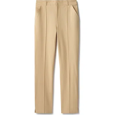 Rhone Birdie Slim Ankle Trousers In Pebble Tan