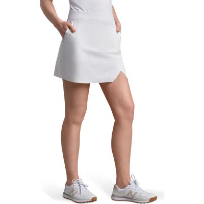 Rhone Birdie Wrap Front Miniskort In Snow White