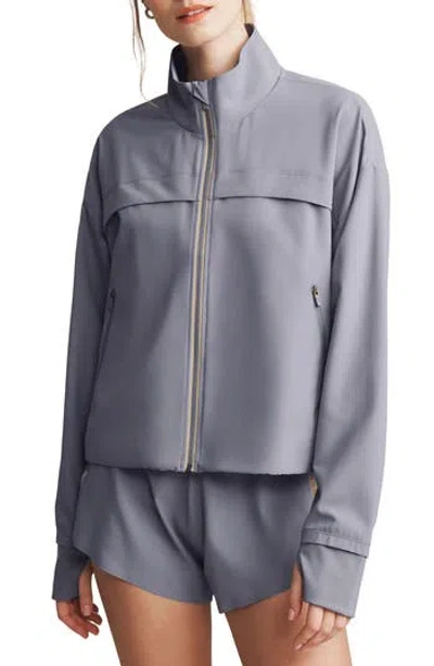 Rhone Breakaway Performance Jacket In Gray