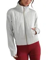 Rhone Chalet Quilted Water Repellent Jacket In White