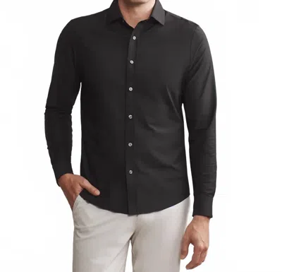 Rhone Classic Fit Commuter Shirt In Black