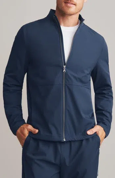 Rhone Coaches Jacket In Blue