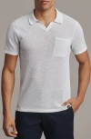 Rhone Coastal Johnny Collar Polo In White