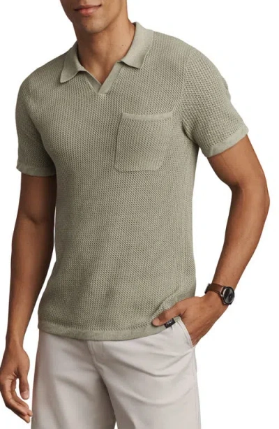 Rhone Coastal Johnny Collar Polo In Green