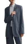 Shop Rhone Commuter Boyfriend Blazer In Blue Slate