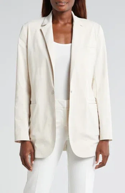 Rhone Commuter Boyfriend Blazer In Light Sand
