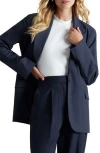 Rhone Commuter Boyfriend Blazer In Navy Blue