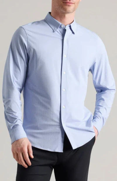 Rhone Commuter Checkered Shirt In Blue Dot