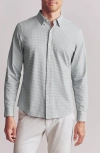 Rhone Commuter Checkered Shirt In Seagrass Green Check