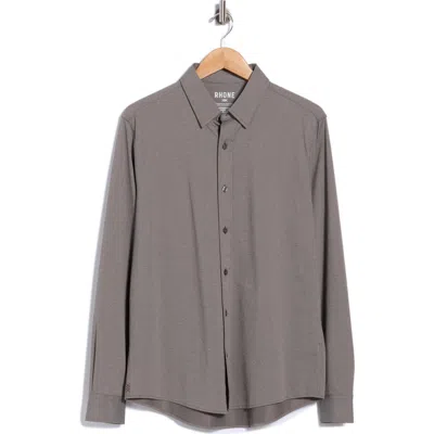 Rhone Commuter Classic Fit Stretch Button-up Shirt In Gray