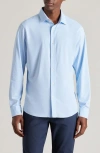 RHONE RHONE COMMUTER MICRODIAMOND STRETCH BUTTON-UP SHIRT