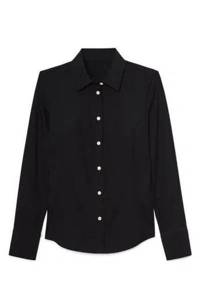 Rhone Commuter Performance Button-up Shirt In Black