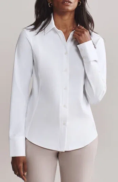 Rhone Commuter Performance Button-up Shirt In White