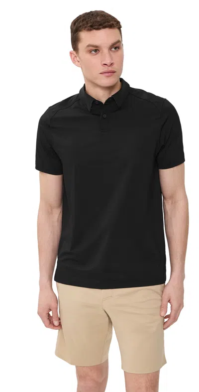 Rhone Commuter Polo Black Oxford