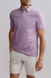 Rhone Commuter Polo In Pink Oxford