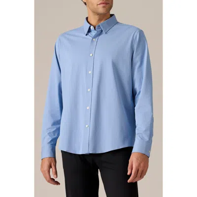 Rhone Commuter Pro Button-up Shirt In Blue