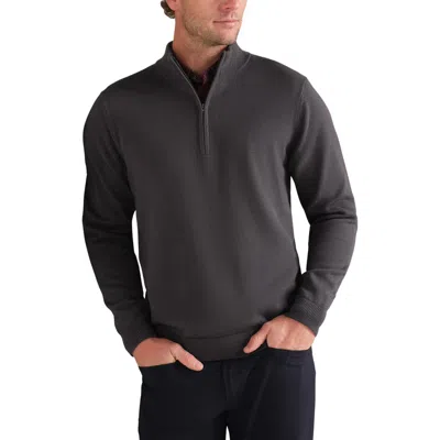 Rhone Commuter Quarter Zip Sweater In Gray