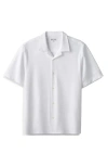 Rhone Commuter Seersucker Camp Shirt In White