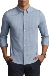 Rhone Commuter Slim Fit Button-up Shirt In Blue