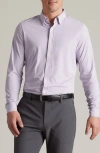 Rhone Commuter Slim Fit Button-up Shirt In Purple