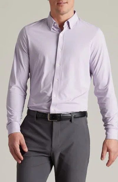 Rhone Commuter Slim Fit Button-up Shirt In Purple