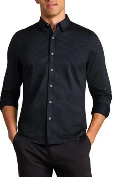 Rhone Commuter Slim Fit Button-up Shirt In Blue