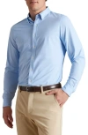 Rhone Commuter Slim Fit Performance Button-up Shirt In Blue Mini Windowpane