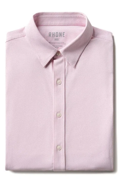 Rhone Commuter Slim Fit Performance Button-up Shirt In Pink